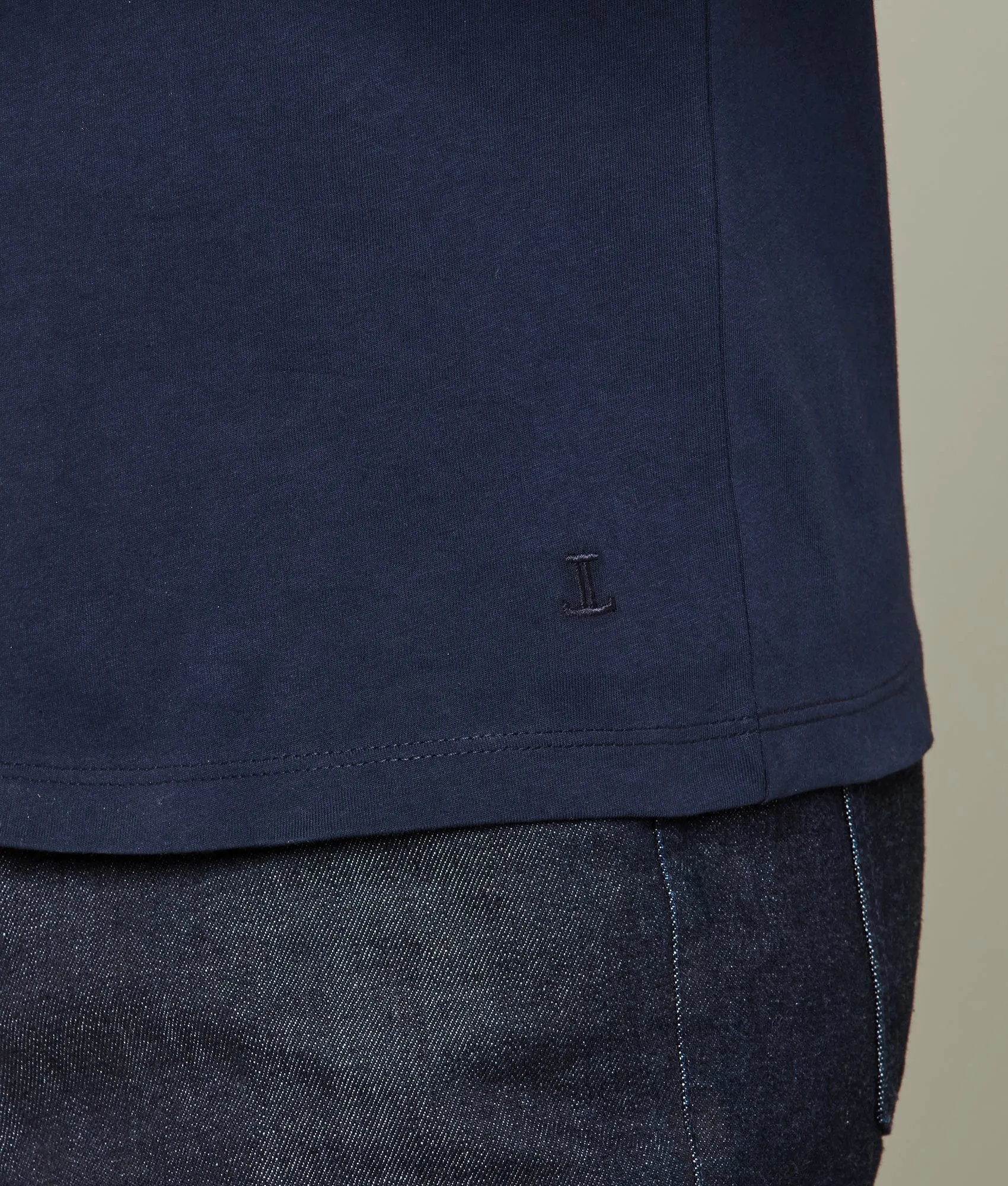 Lucchese Crew Neck Tee :: Navy