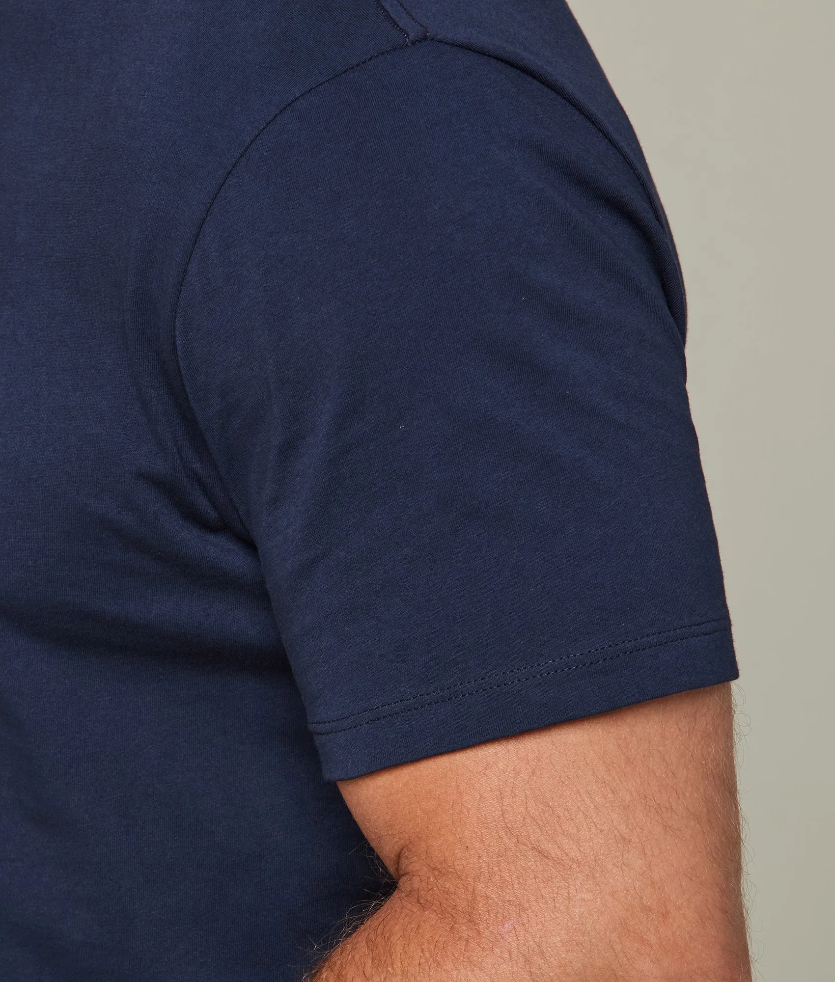 Lucchese Crew Neck Tee :: Navy