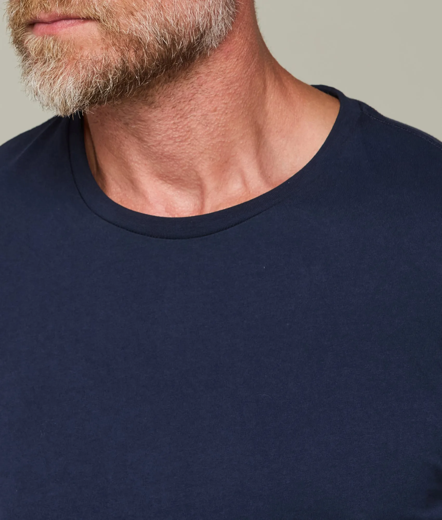 Lucchese Crew Neck Tee :: Navy