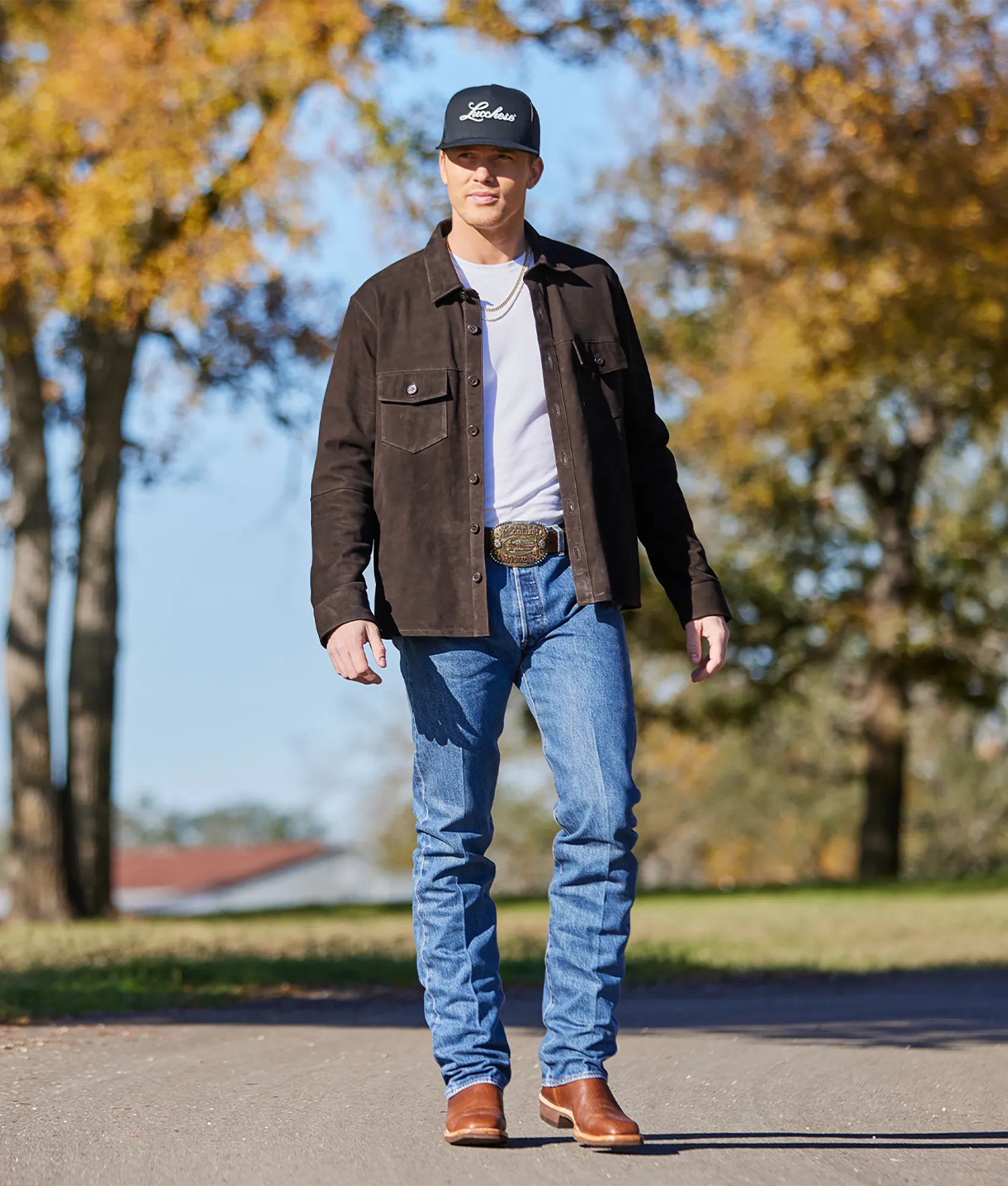 Lucchese x Parker McCollum Pima Cotton Tee :: White