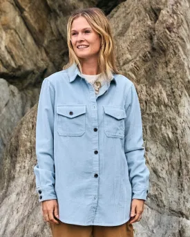 Maddox - Womens Cord Shirt - Light Blue