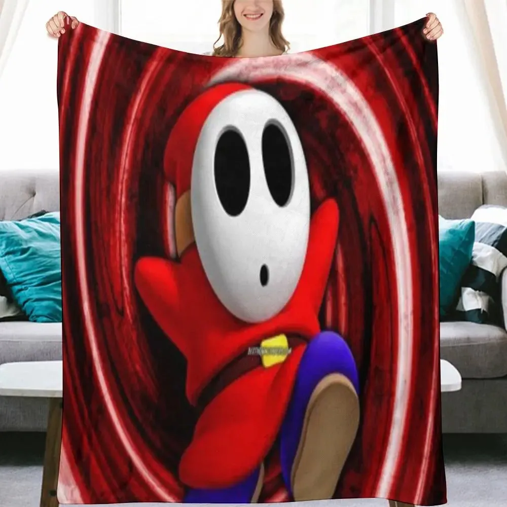 Mario Bros Movie Ultra-Soft Flannel Blanket