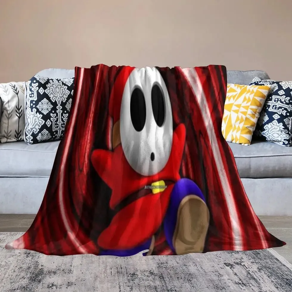 Mario Bros Movie Ultra-Soft Flannel Blanket