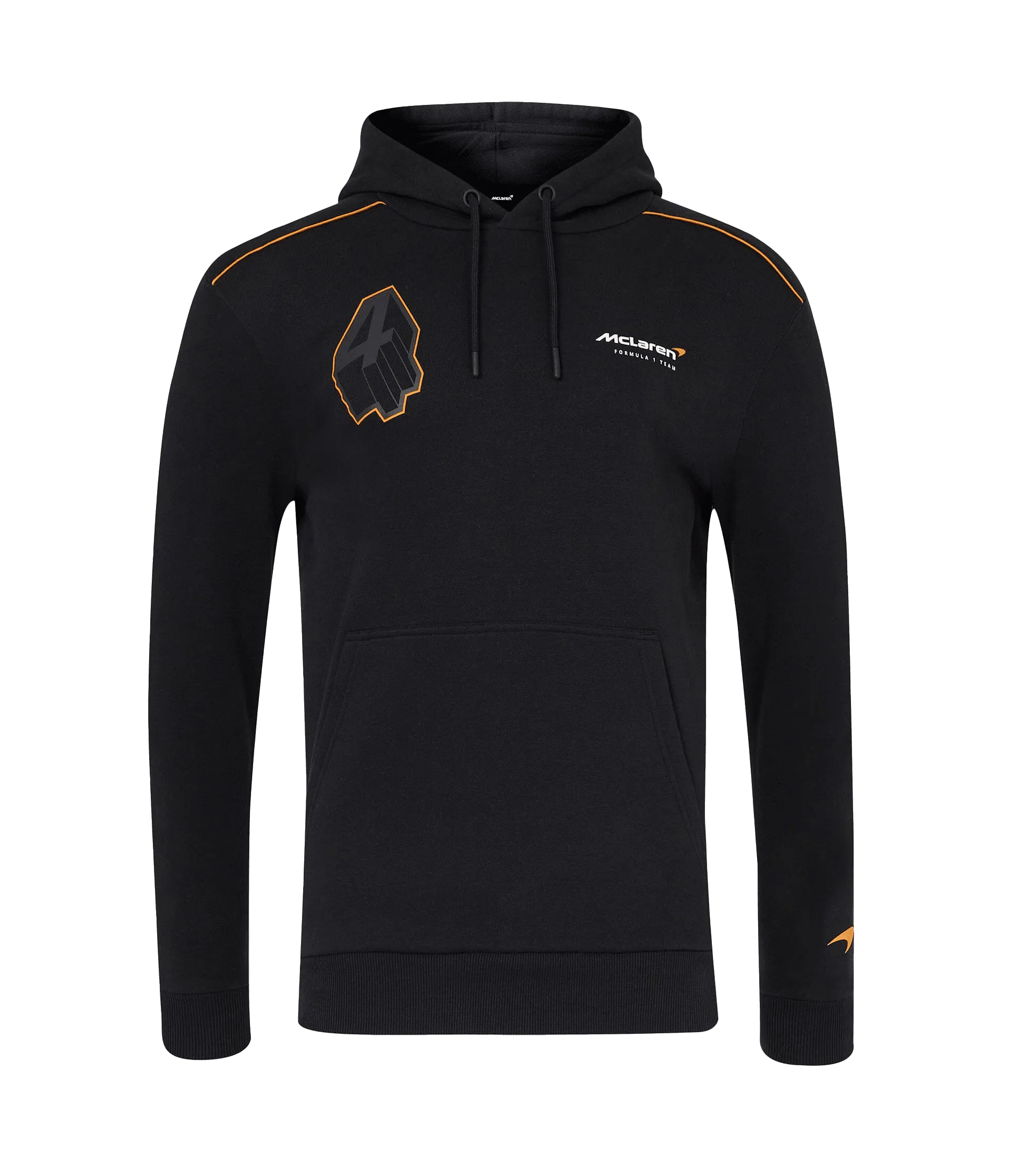 Lando Norris McLaren F1 Core Driver Hoodie - Papaya and Anthracite Colors