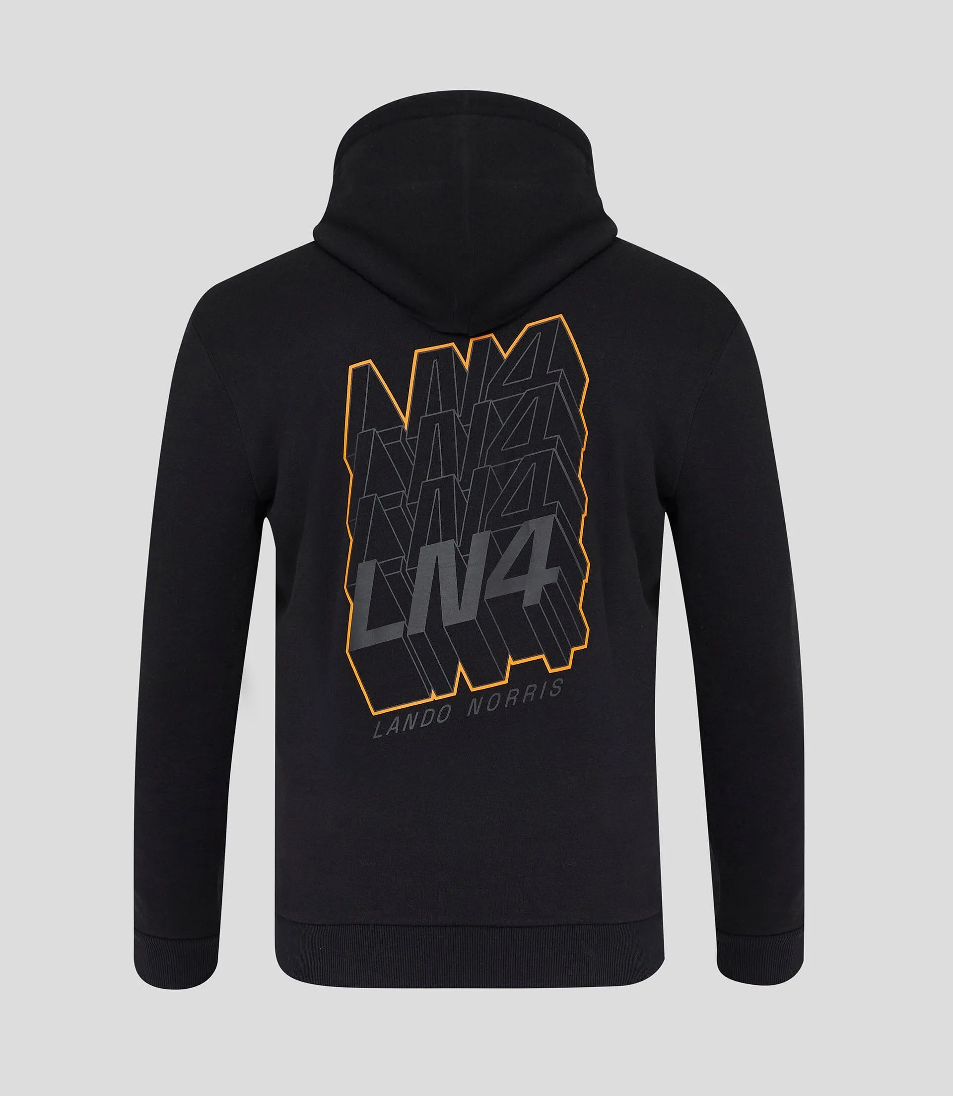 Lando Norris McLaren F1 Core Driver Hoodie - Papaya and Anthracite Colors