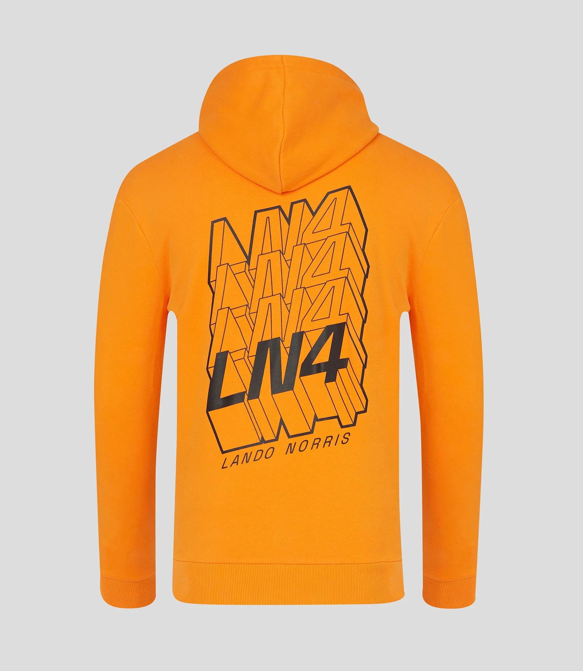 Lando Norris McLaren F1 Core Driver Hoodie - Papaya and Anthracite Colors