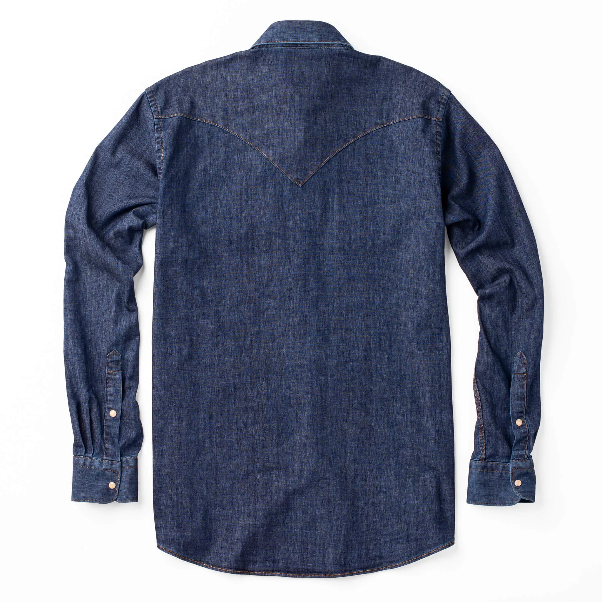 Men's Madison Creek | Bisley Shirt Washed Denim | Indigo Blue