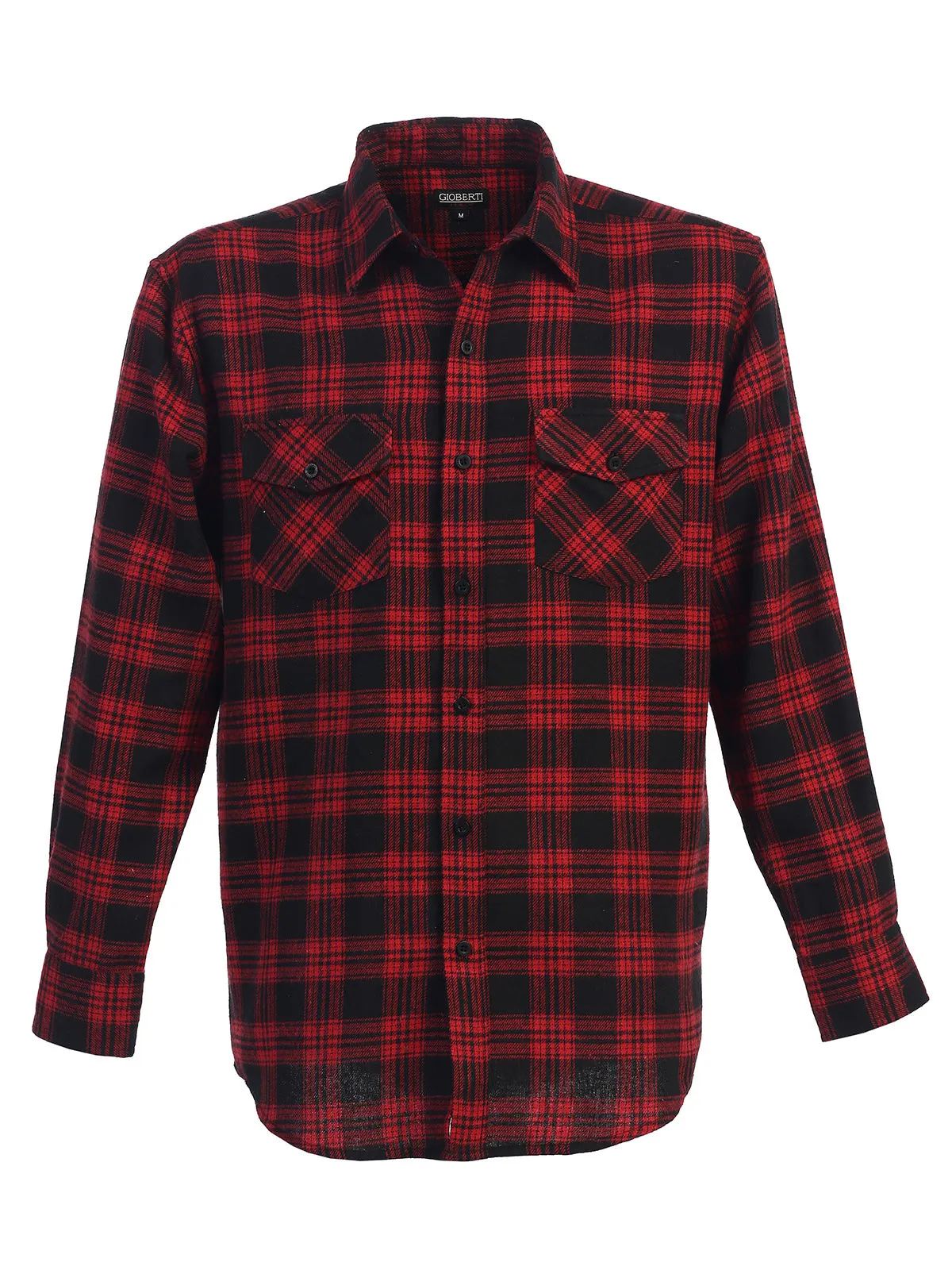 Men's Plaid Flannel Shirt, Size S