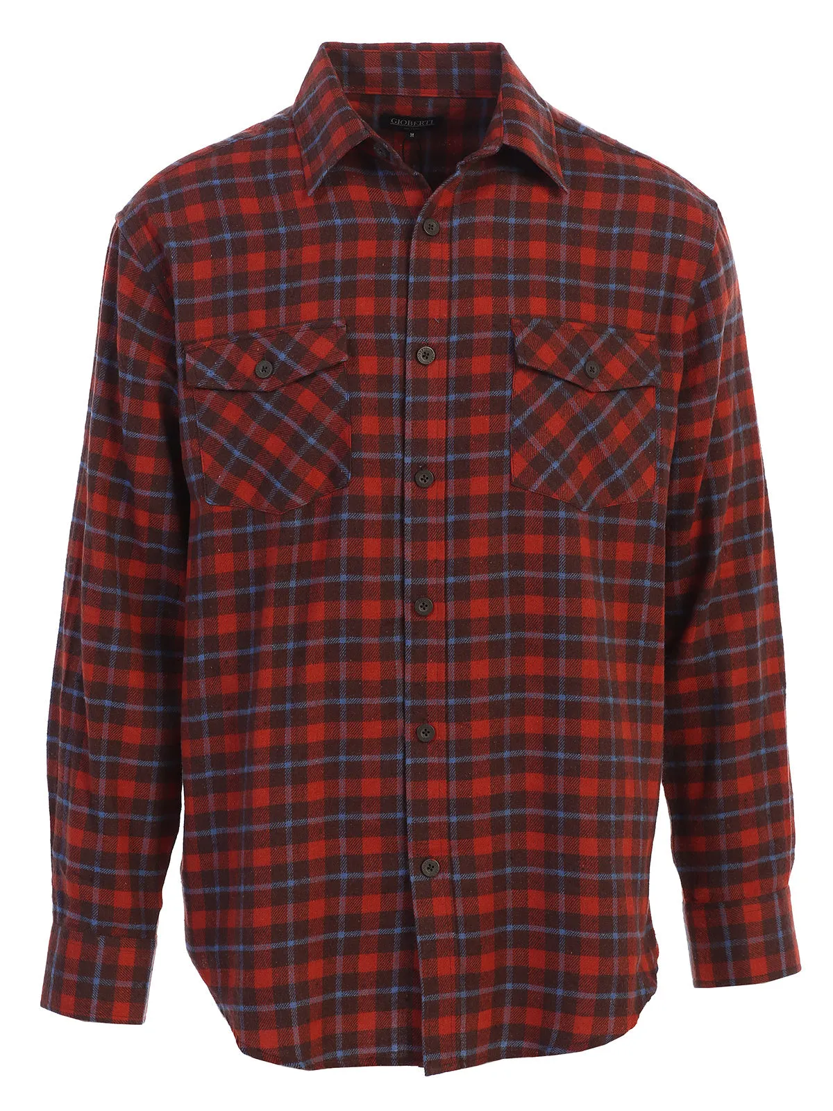 Men's Plaid Flannel Shirt, Size S