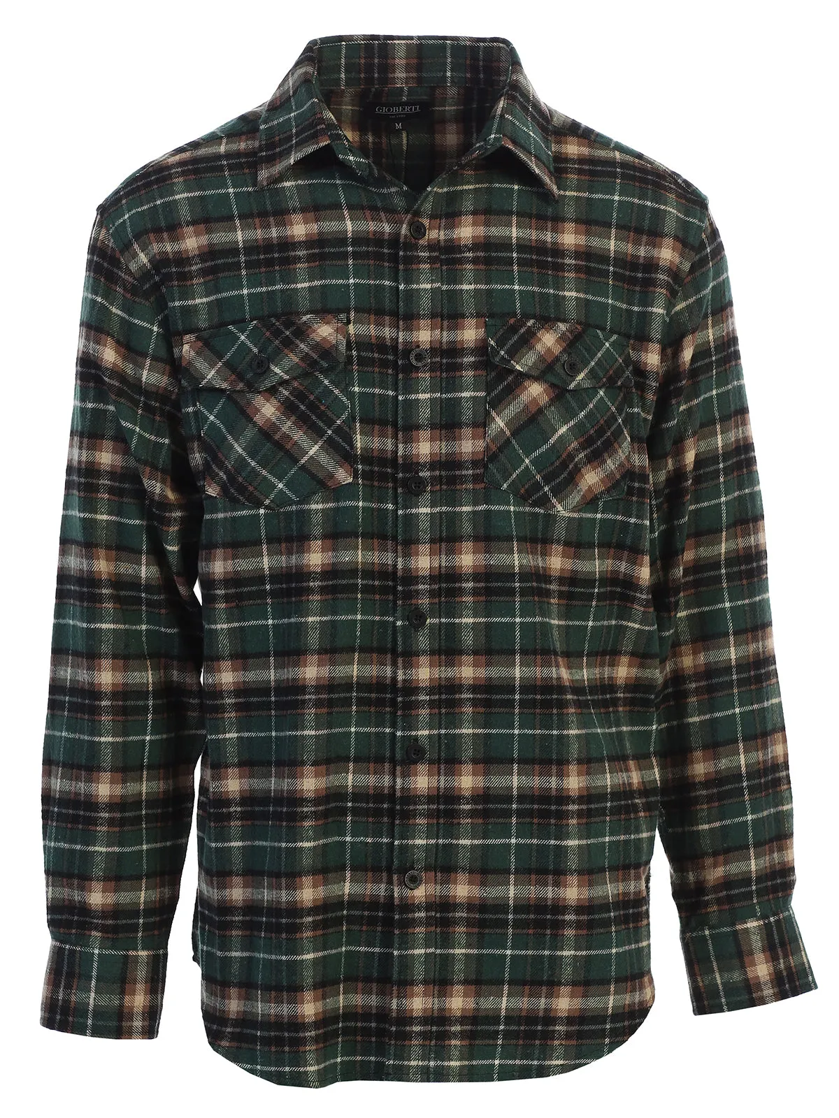 Men's Plaid Flannel Shirt, Size S