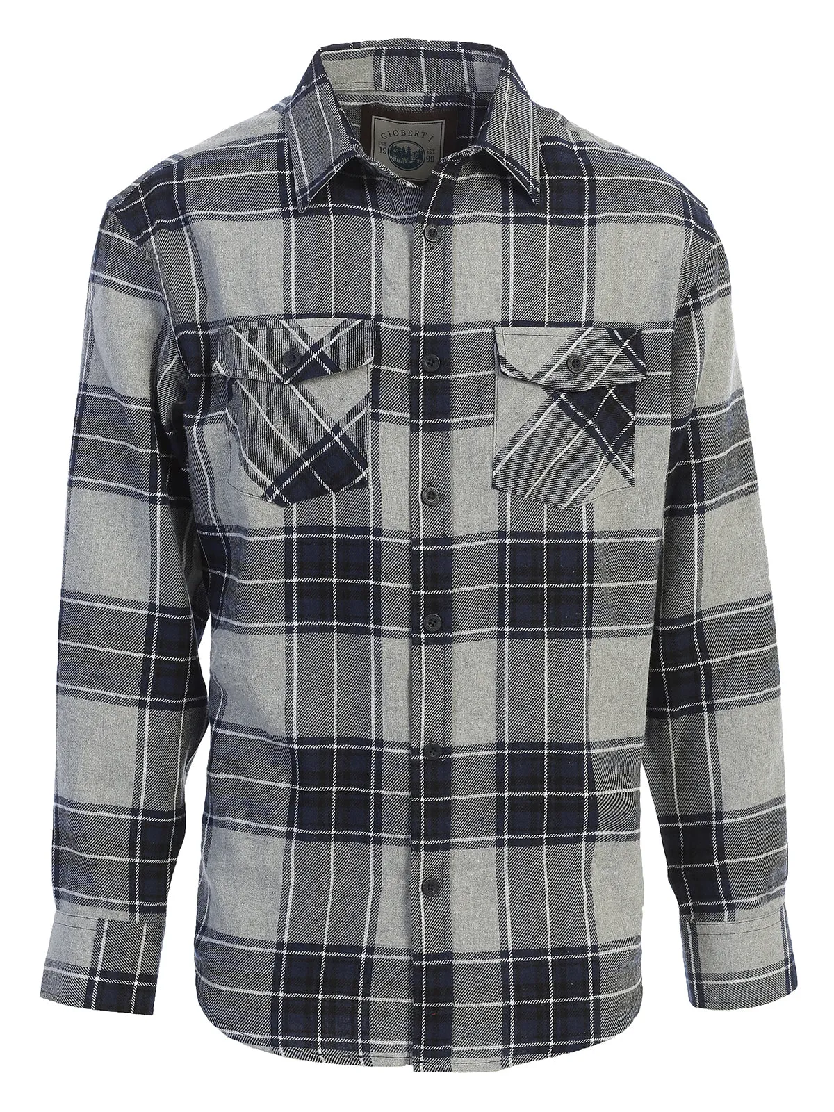 Men's Plaid Flannel Shirt, Size S