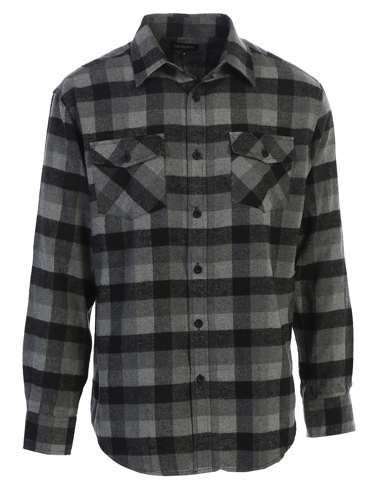 Men's Plaid Flannel Shirt, Size S