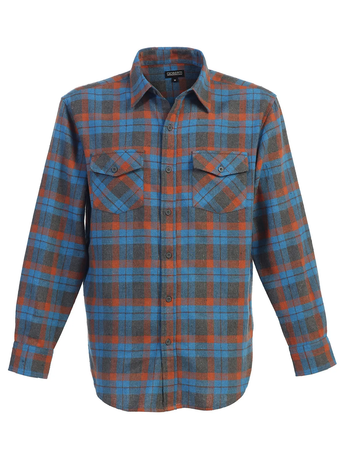 Men's Plaid Flannel Shirt, Size S