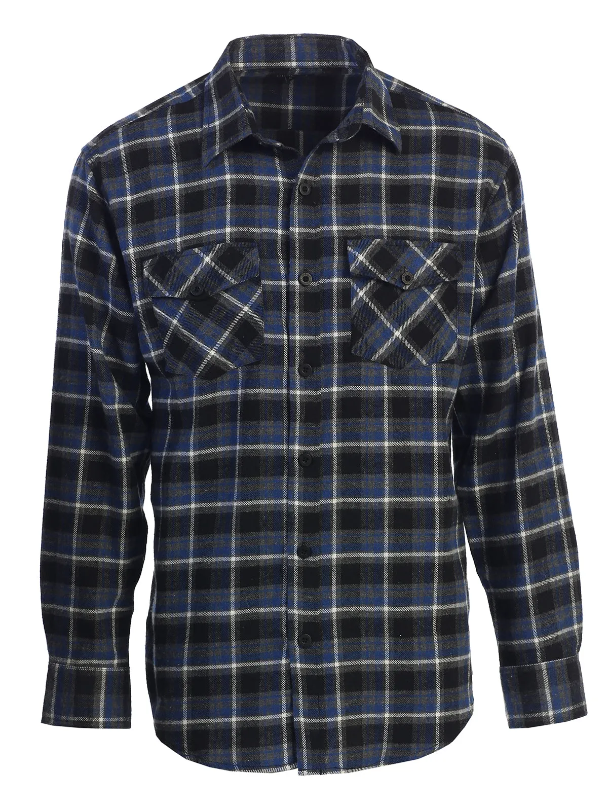 Men's Plaid Flannel Shirt, Size S