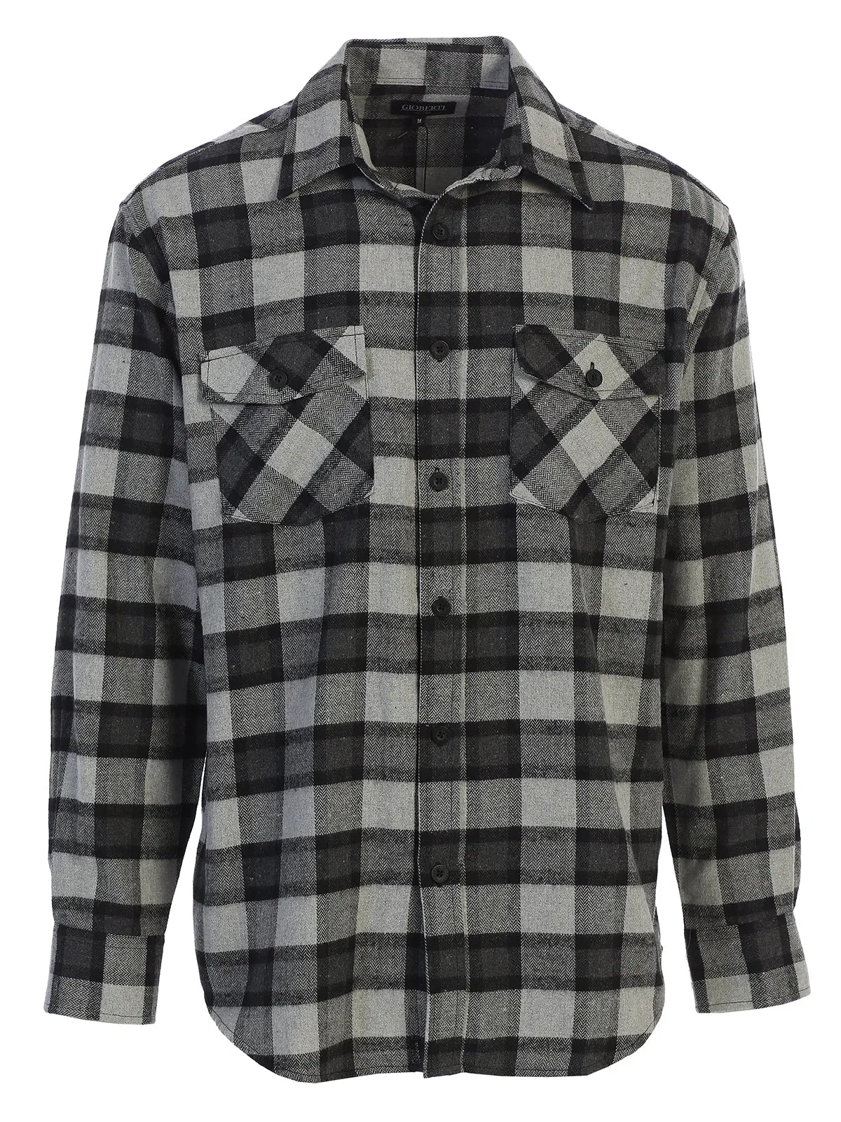 Men's Plaid Flannel Shirt, Size S