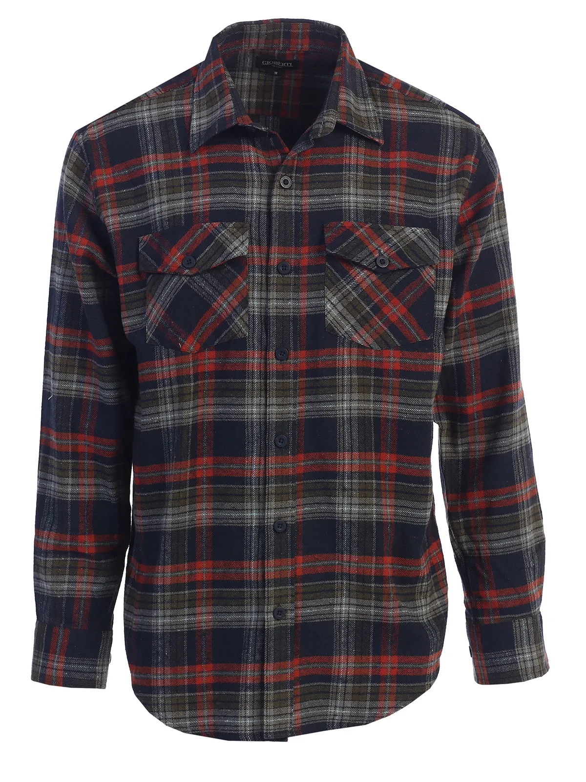 Men's Plaid Flannel Shirt, Size S