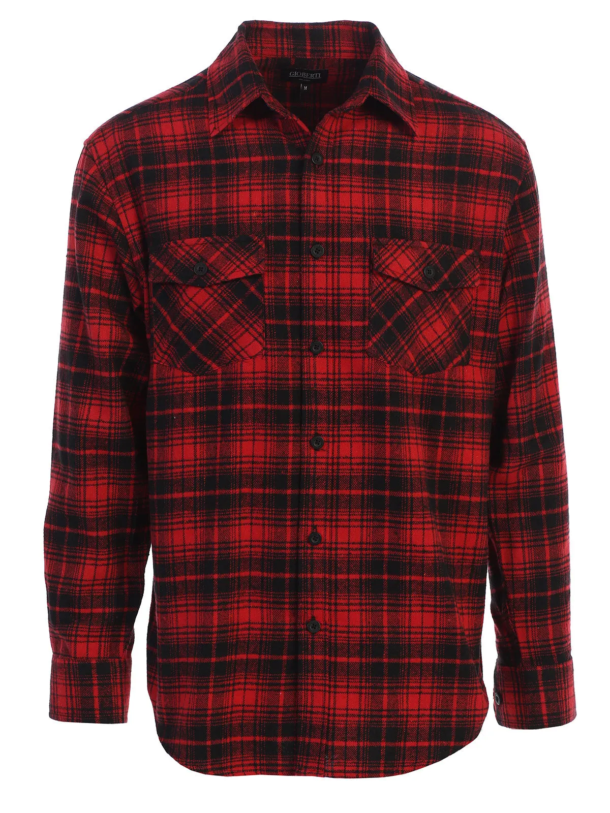 Men's Plaid Flannel Shirt, Size S