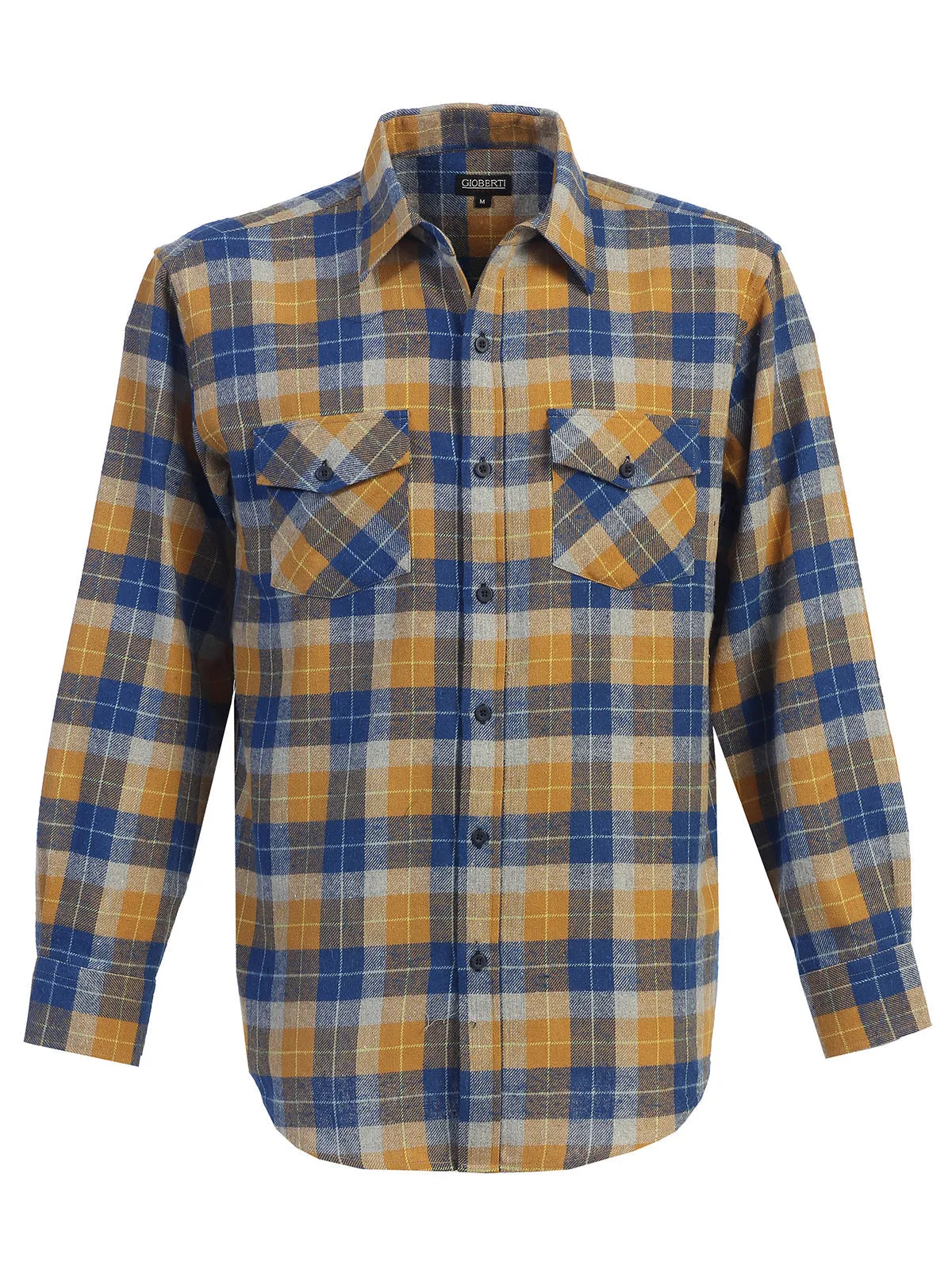 Men's Plaid Flannel Shirt, Size S