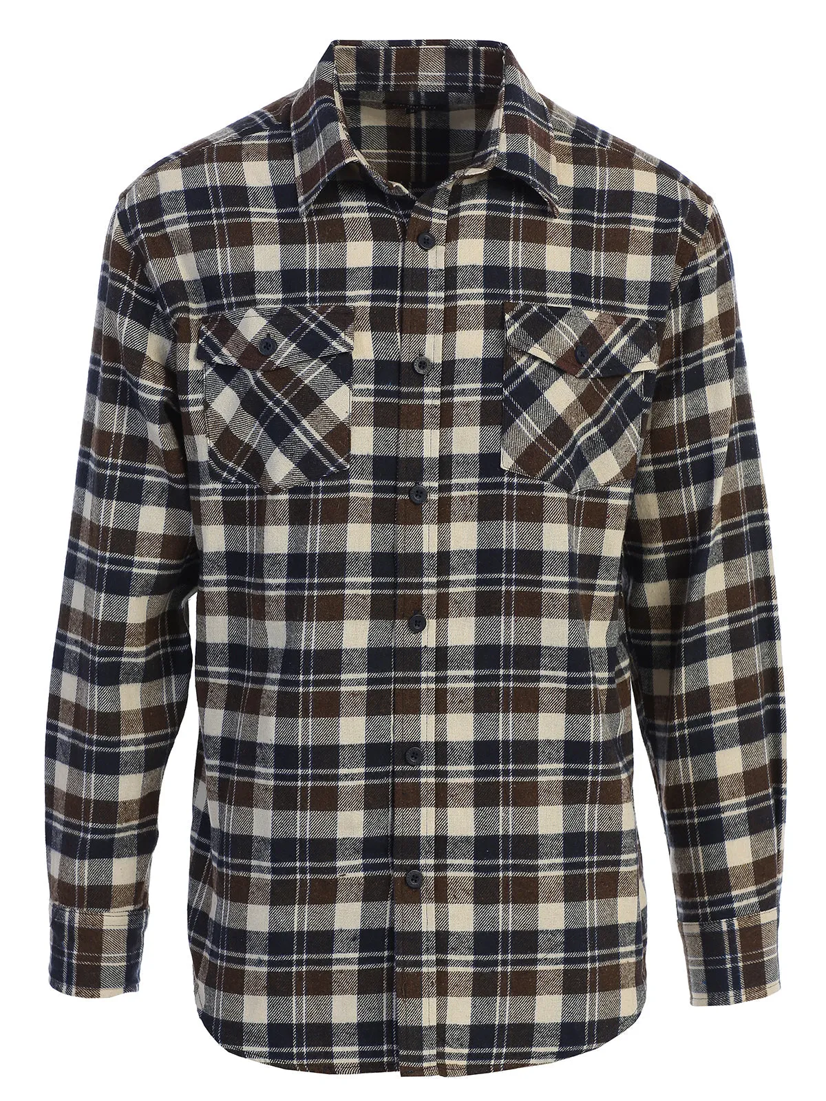 Men's Plaid Flannel Shirt, Size S