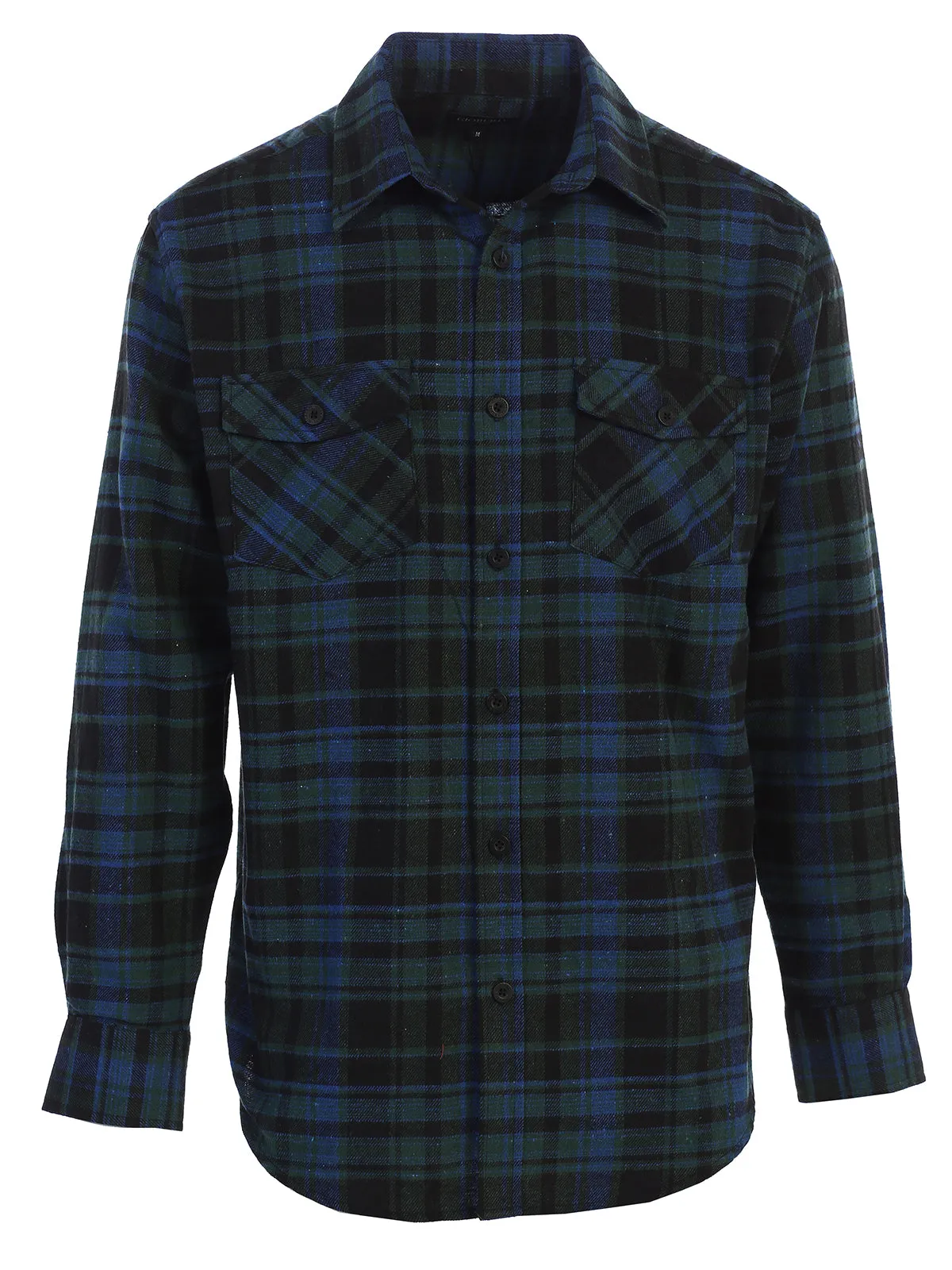 Men's Plaid Flannel Shirt, Size S