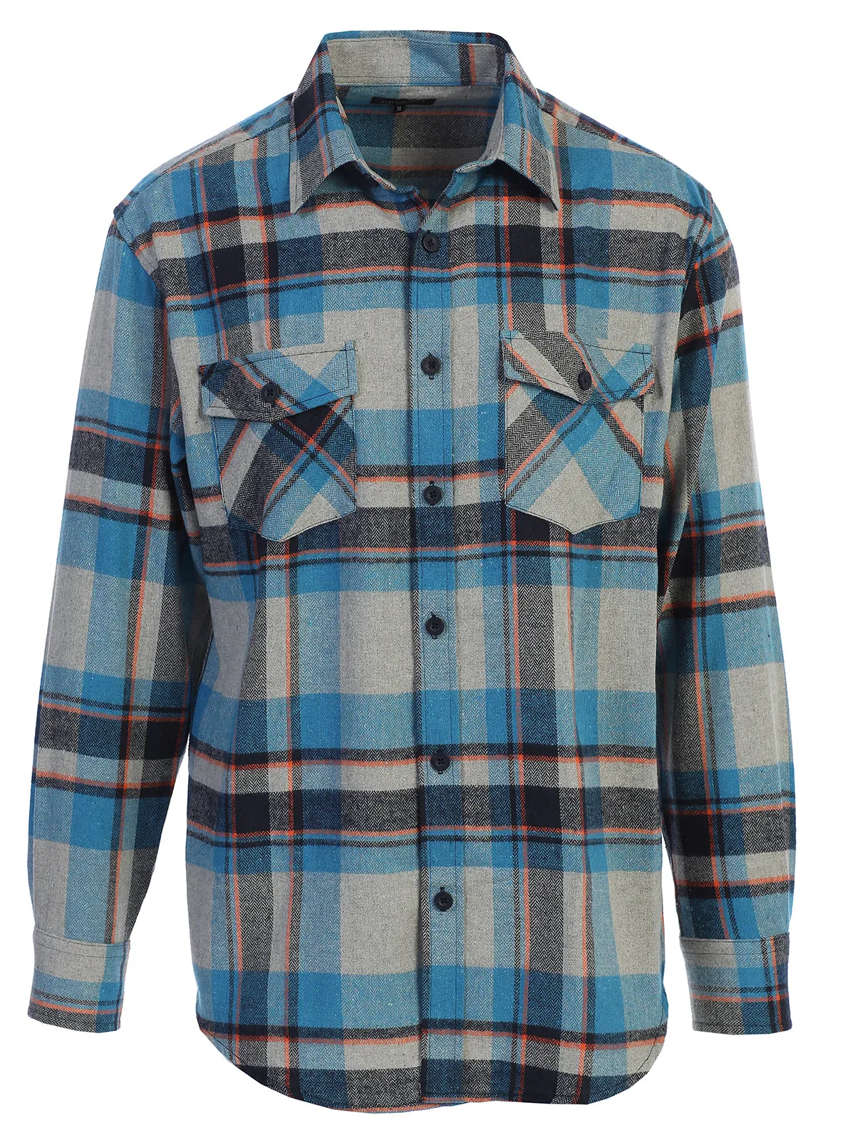 Men's Plaid Flannel Shirt, Size S