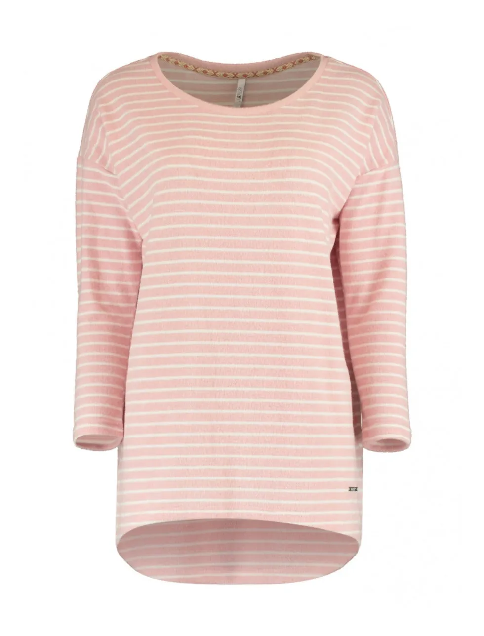 Mia Winter Rose Stripe Knit Top