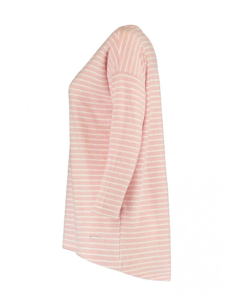 Mia Winter Rose Stripe Knit Top