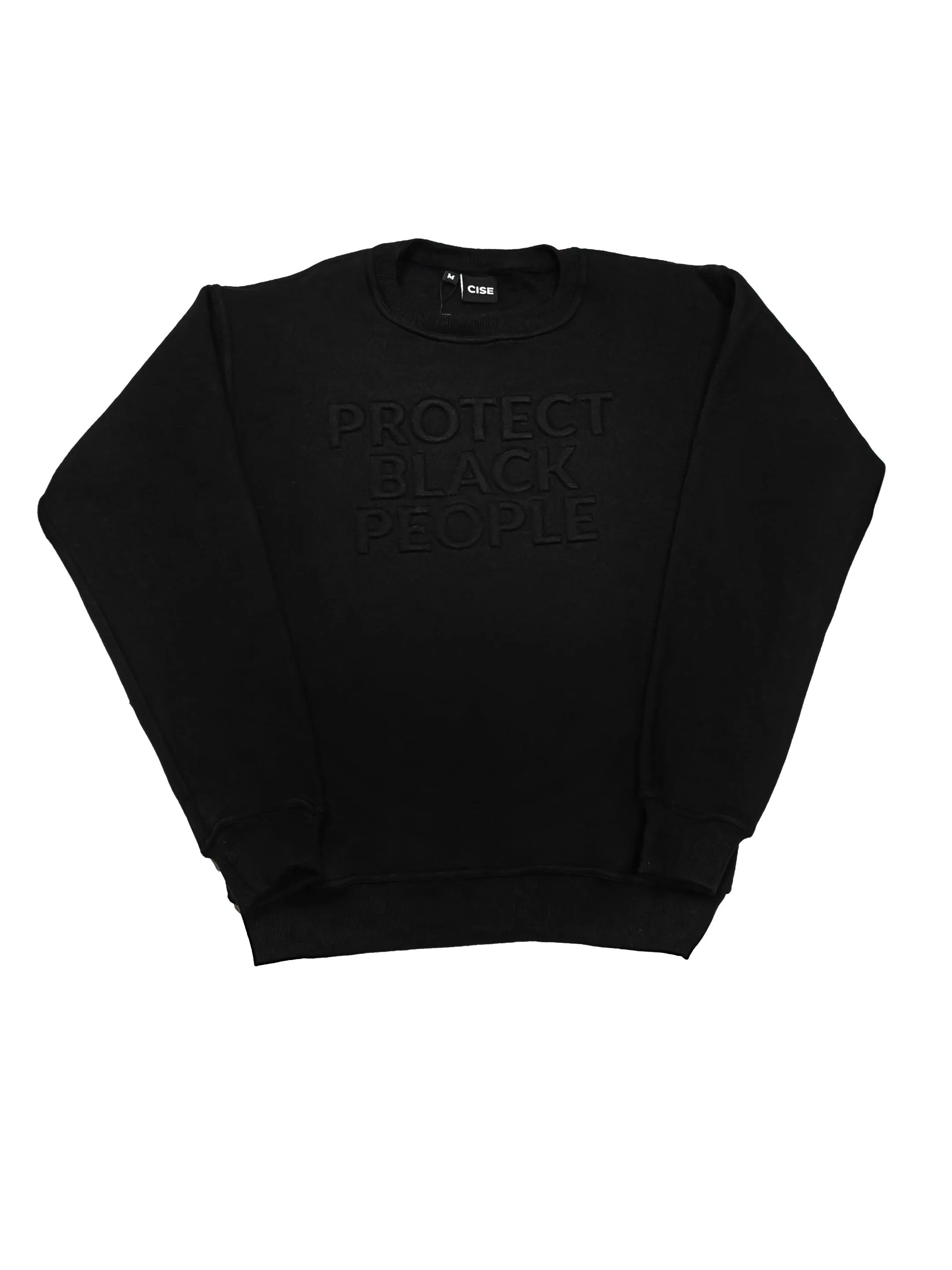 PBP - Crewneck Sweatshirt (Black) - 3D Embroidery