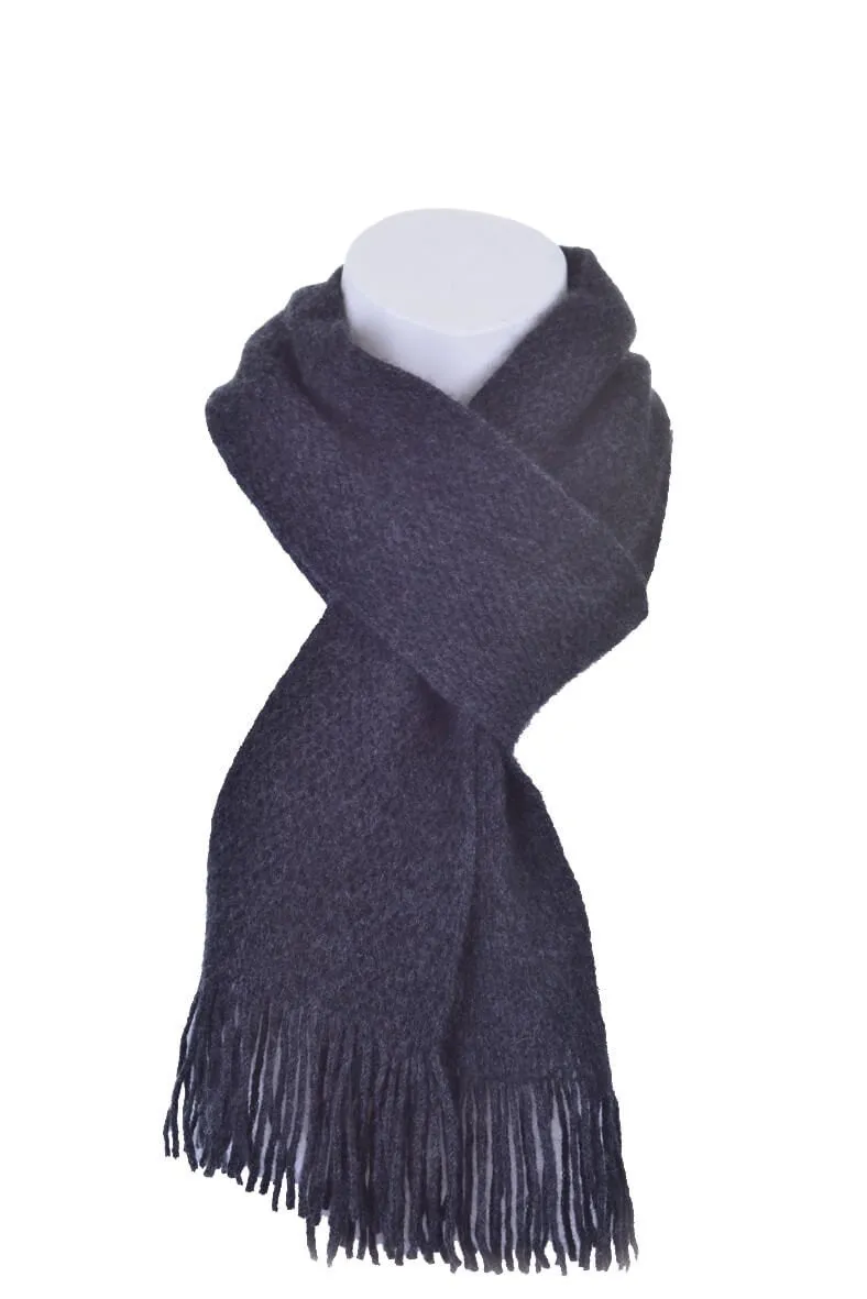 Luxurious Possum Merino Wool Honeycomb Knit Scarf - Soft, Warm, and Stylish Accessory