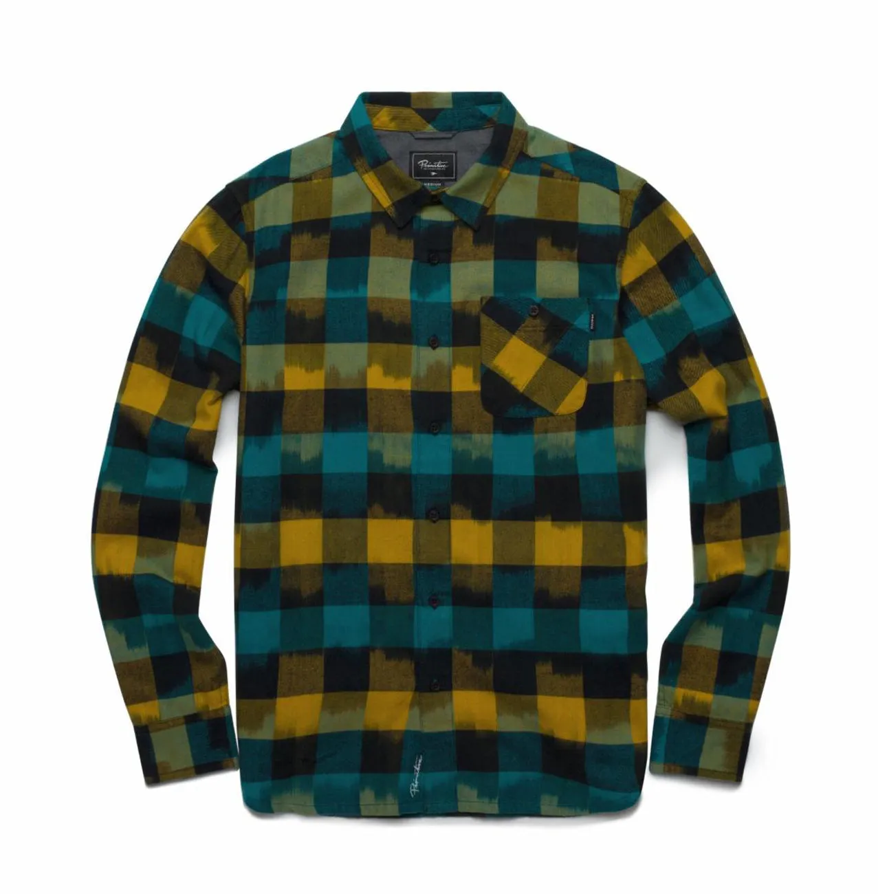 Primitive Buffalo Ikat Multi-Color L/S Flannel