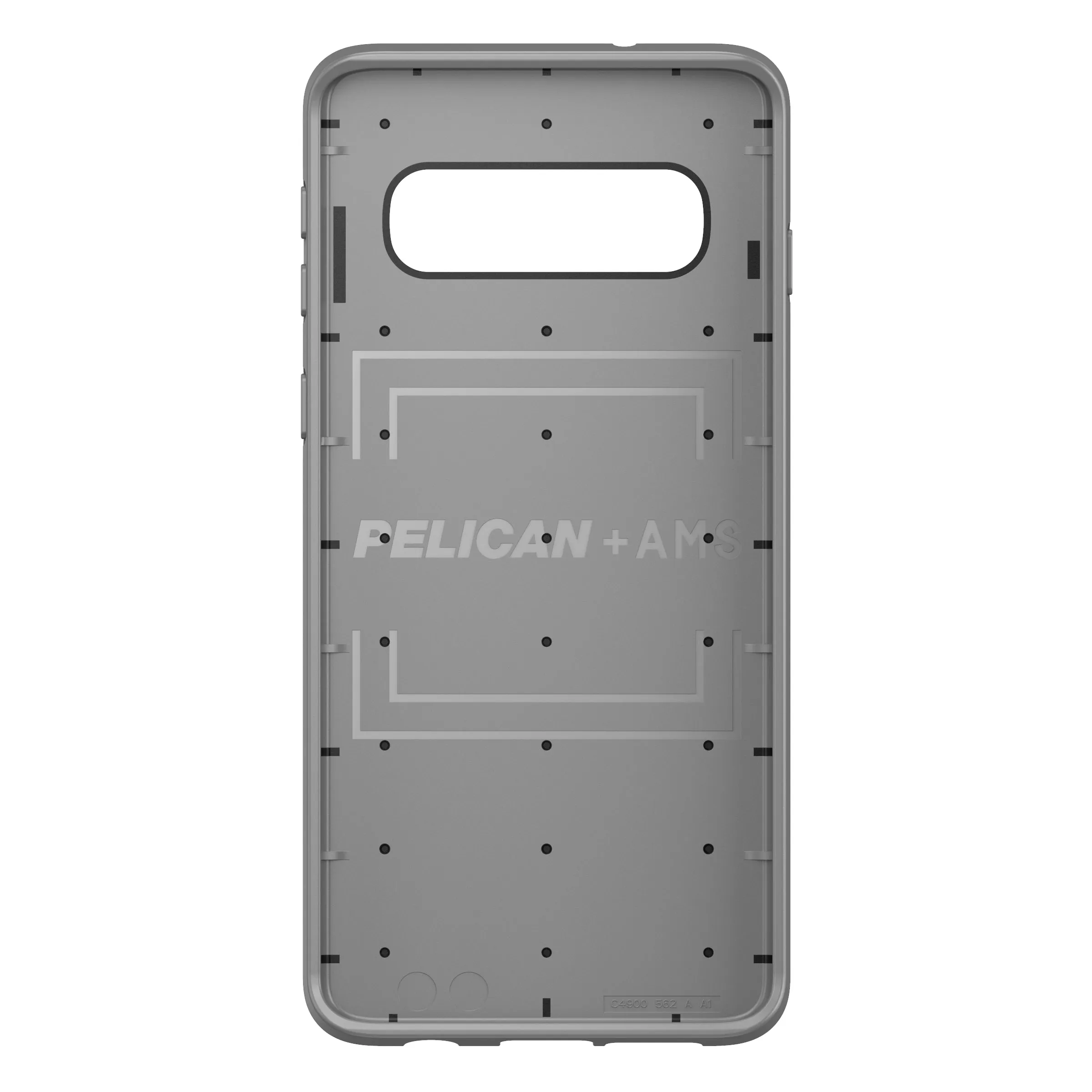 Protector   AMS Case for Samsung Galaxy S10 - Black Gray