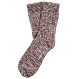 Relax Schooner Knit Supermelange Socks Navy / Red Wine / Army / Light Salmon / Off White