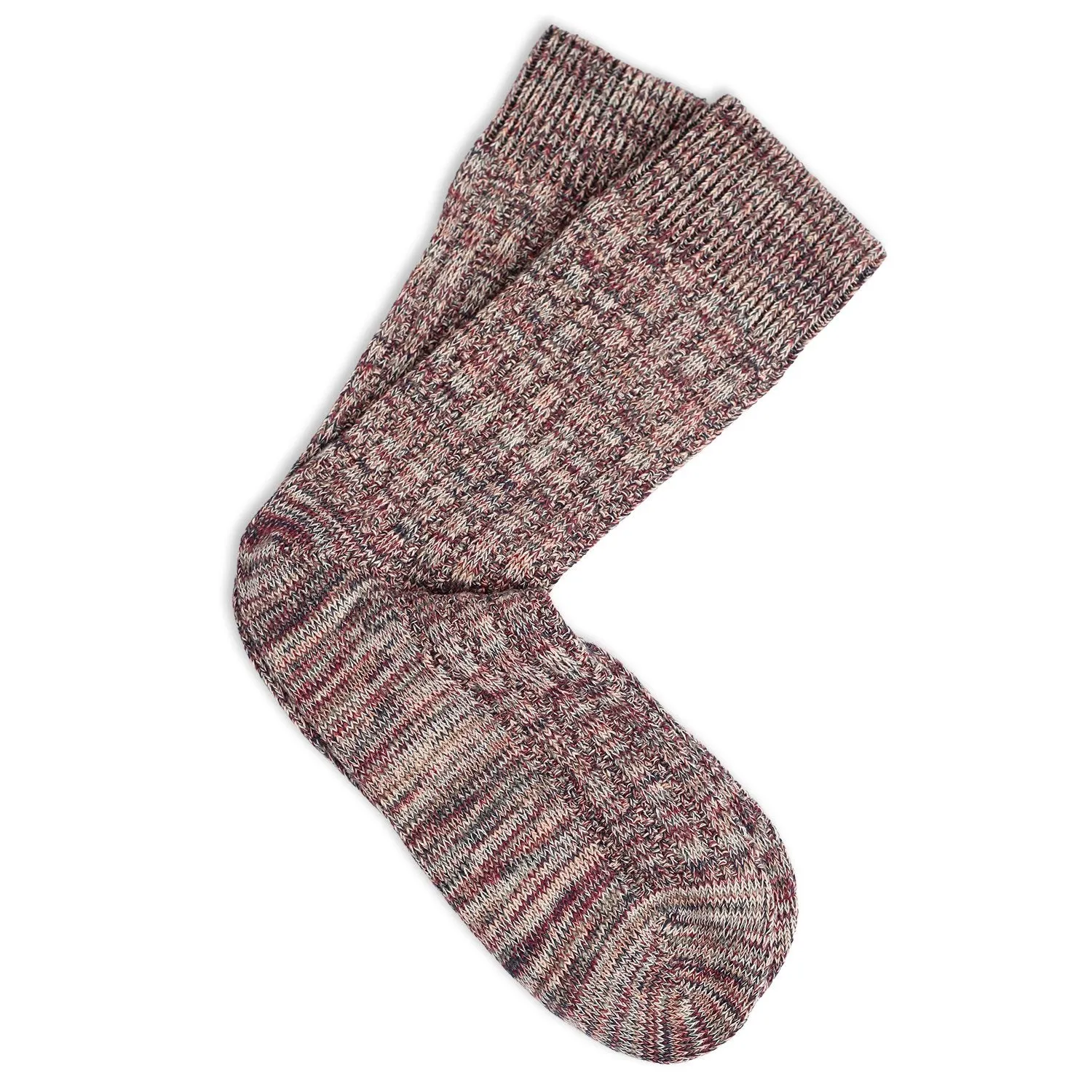 Relax Schooner Knit Supermelange Socks Navy / Red Wine / Army / Light Salmon / Off White