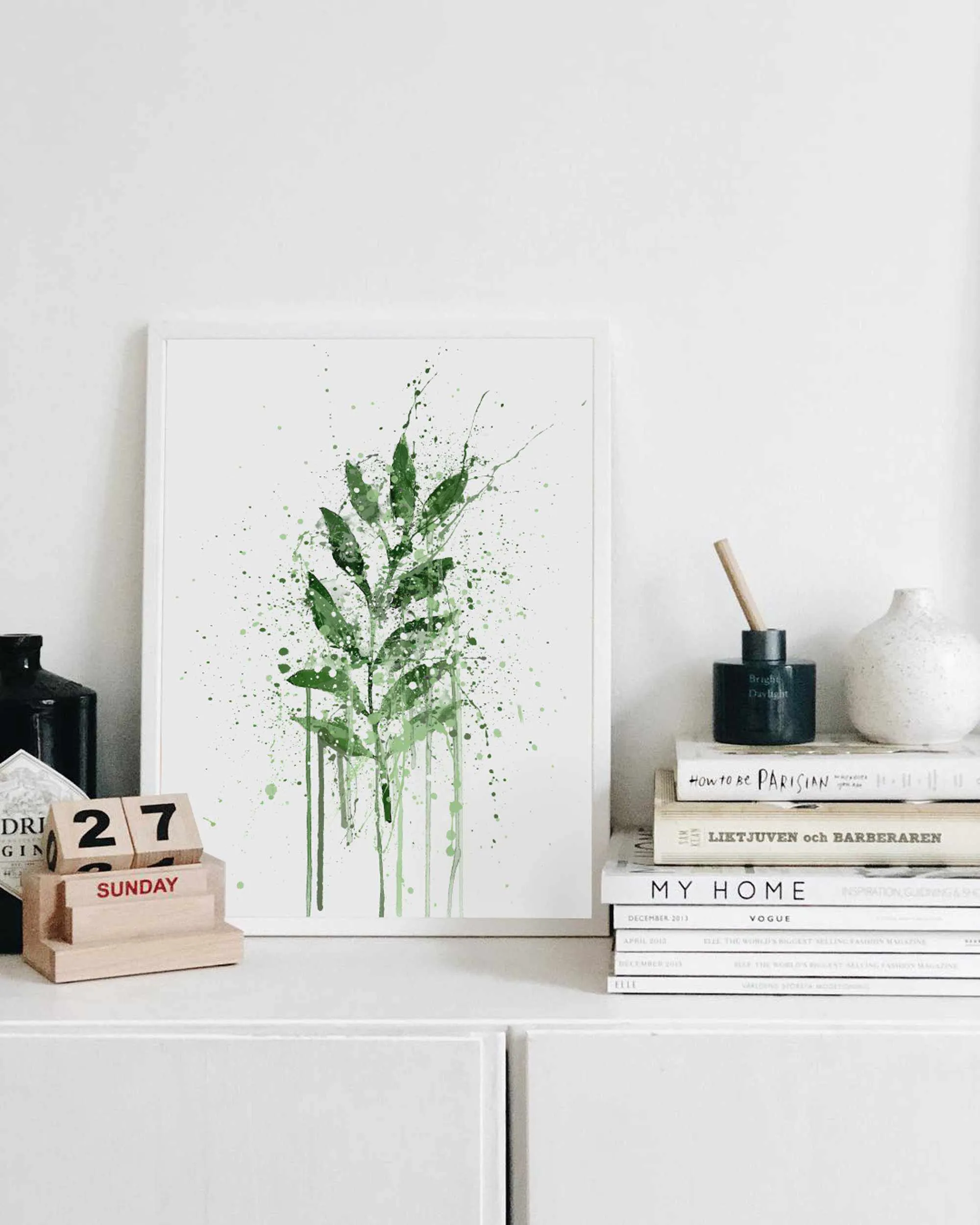 Rowan Leaf Wall Art Print - Plant Prints, Botanical Art Prints and Botanical Illustrations