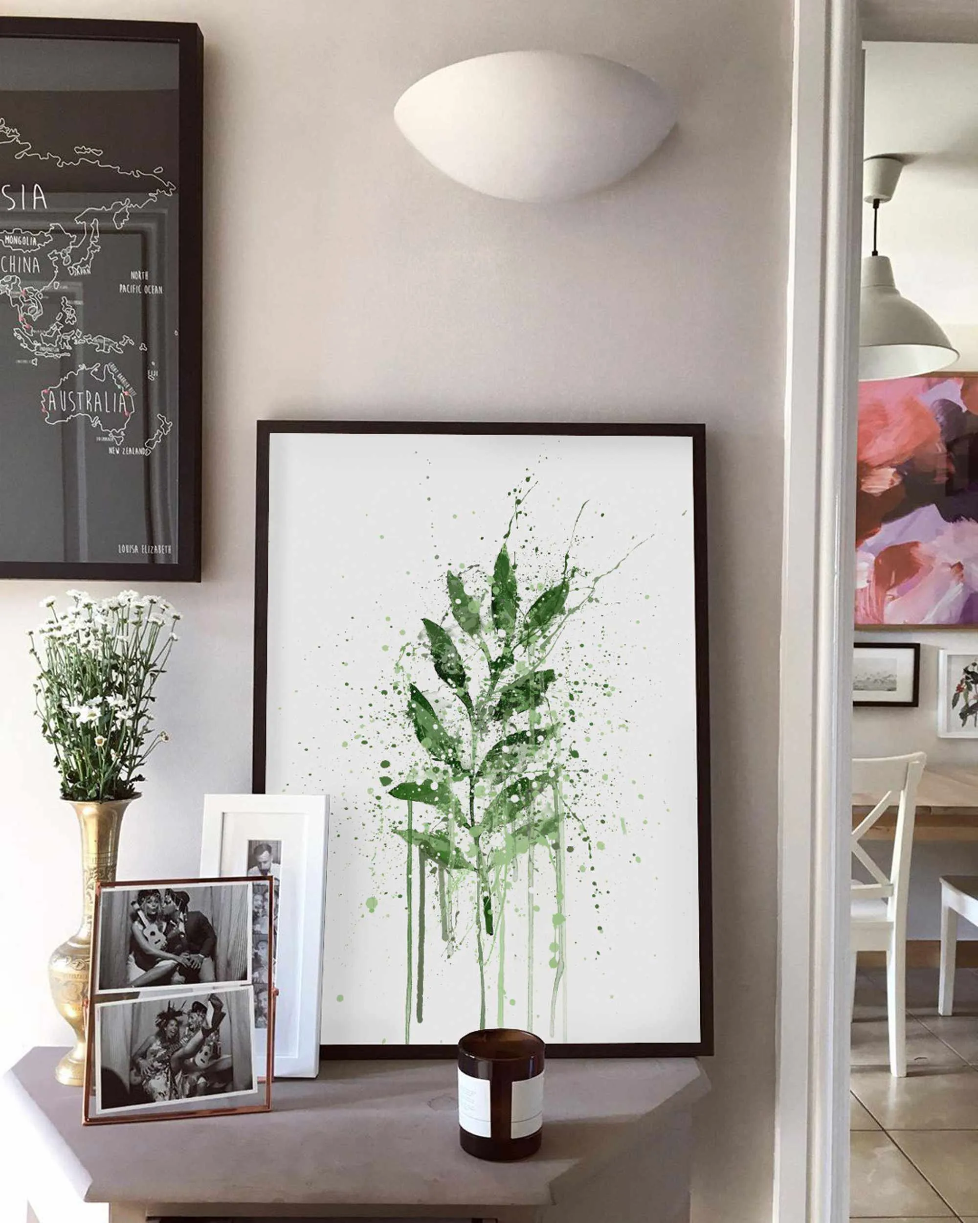 Rowan Leaf Wall Art Print - Plant Prints, Botanical Art Prints and Botanical Illustrations