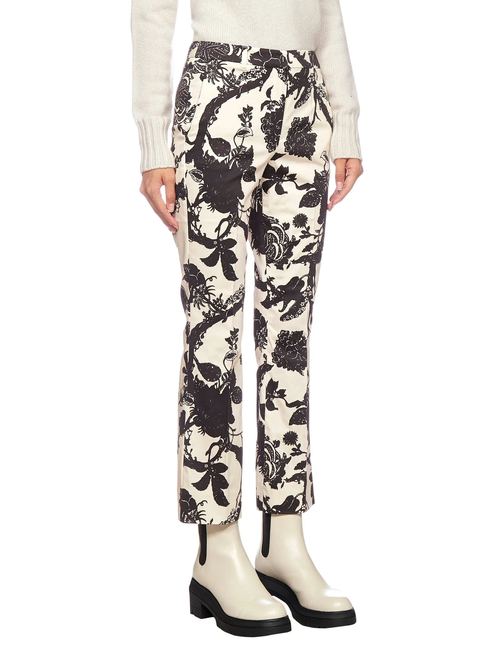 'S Max Mara Floral Printed Pants