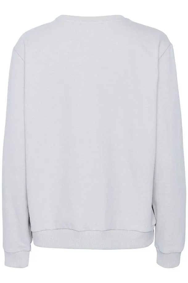 Saint Tropez Fanile Sweatshirt - Pearl Grey Melange