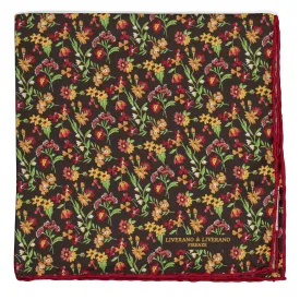 Silk Flower Pocket Square