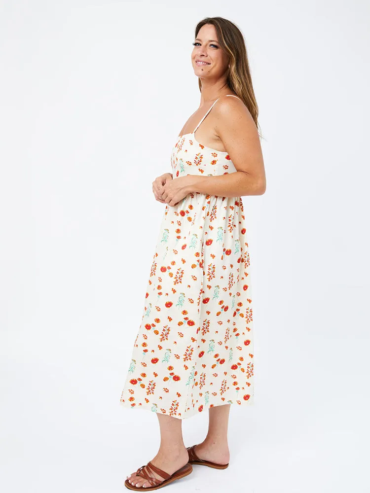 Sofia Midi Dress - Botanical Dawn