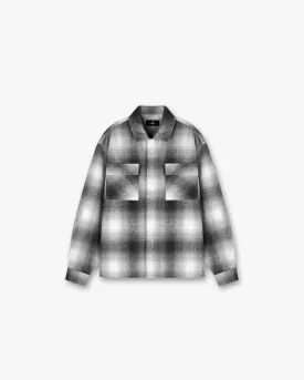 Spirits Of Summer Flannel Shirt - Black White