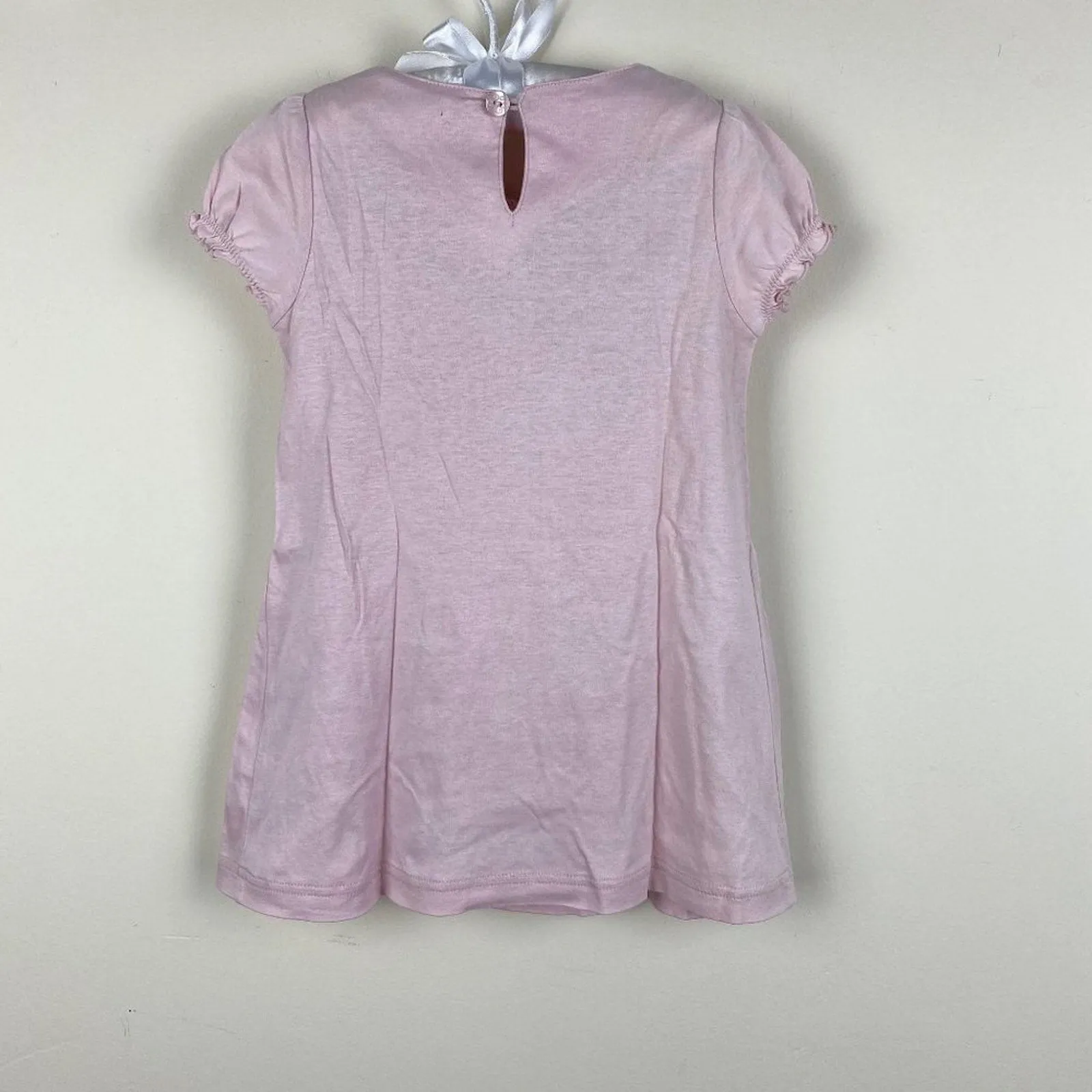 Tartine et Chocolate Short Sleeve Pink Dress 90 cm