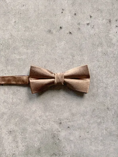 Taupe Satin Silk Neck Tie