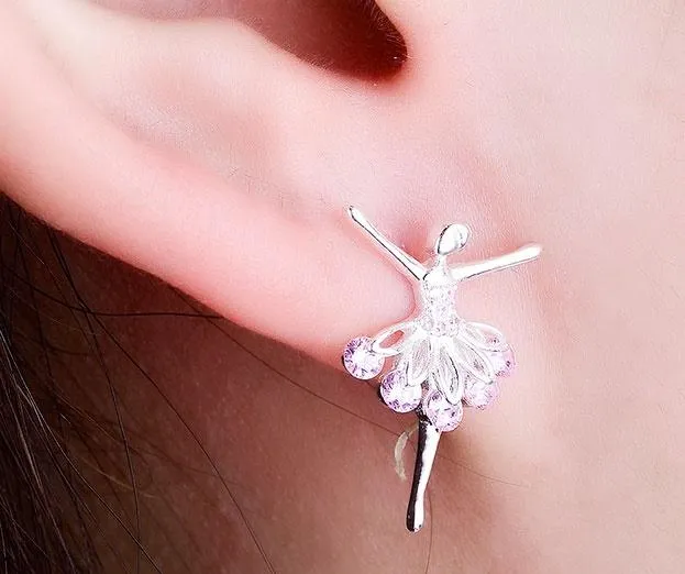 The Rose Ballerina Earrings