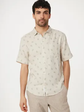 The Short Sleeve Linen Shirt in Natural Light