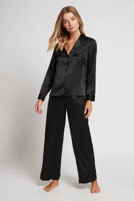 Toni Lounge Pyjama Set - Black