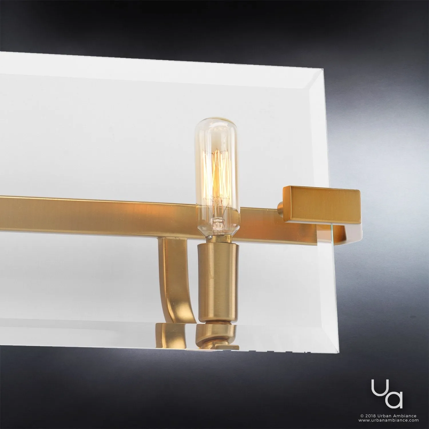 UHP2135 Contemporary Bathroom Vanity Light, 6.38"H x 30"W, Brushed Bronze Finish, Sevilla Collection