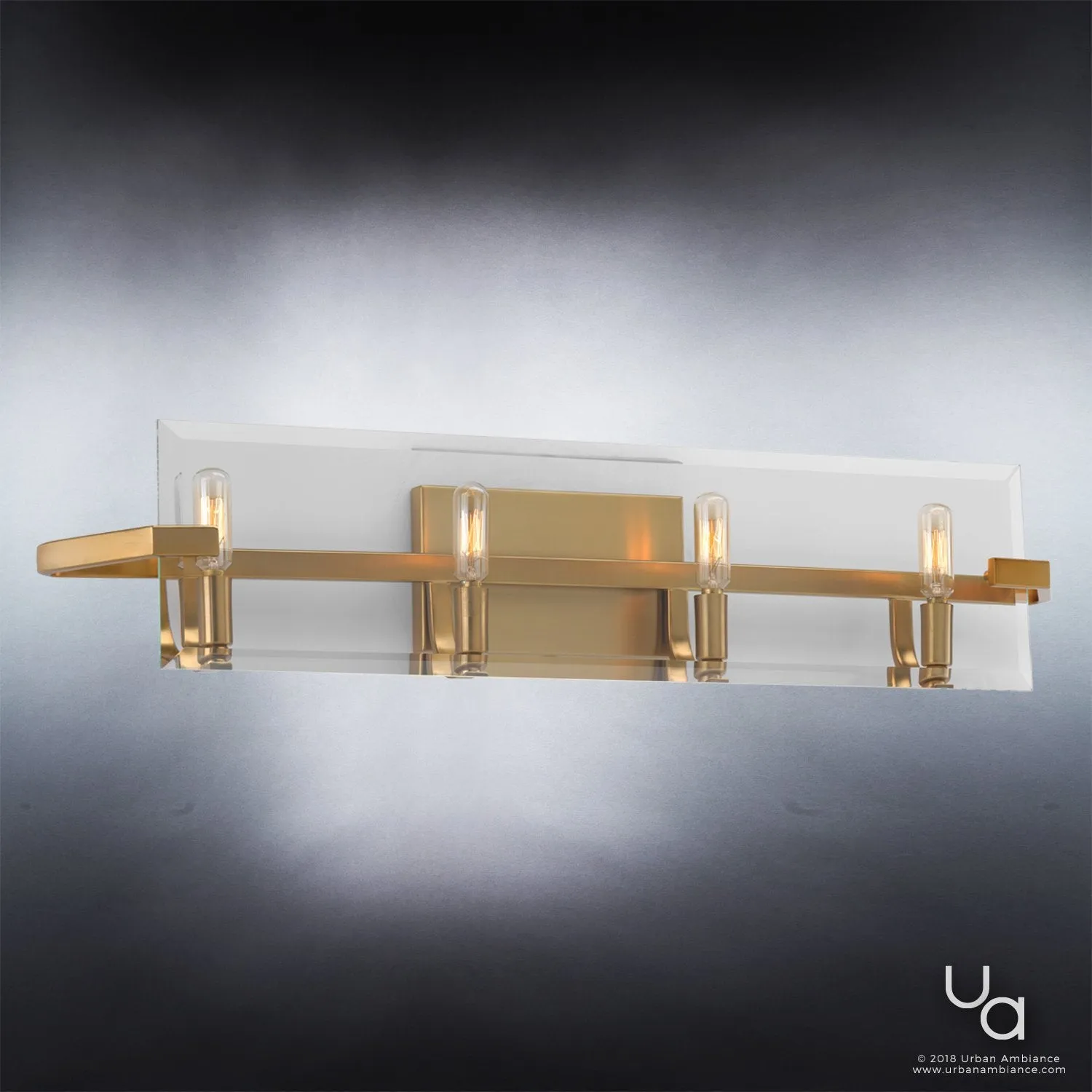 UHP2135 Contemporary Bathroom Vanity Light, 6.38"H x 30"W, Brushed Bronze Finish, Sevilla Collection