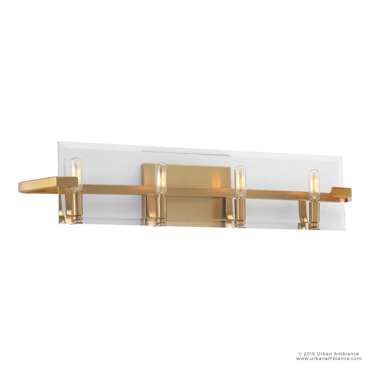 UHP2135 Contemporary Bathroom Vanity Light, 6.38"H x 30"W, Brushed Bronze Finish, Sevilla Collection