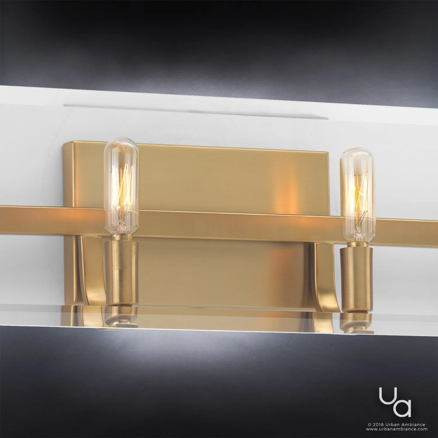 UHP2135 Contemporary Bathroom Vanity Light, 6.38"H x 30"W, Brushed Bronze Finish, Sevilla Collection